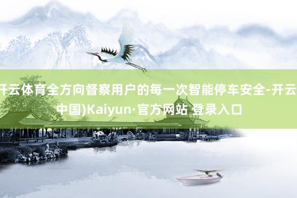 开云体育全方向督察用户的每一次智能停车安全-开云(中国)Kaiyun·官方网站 登录入口