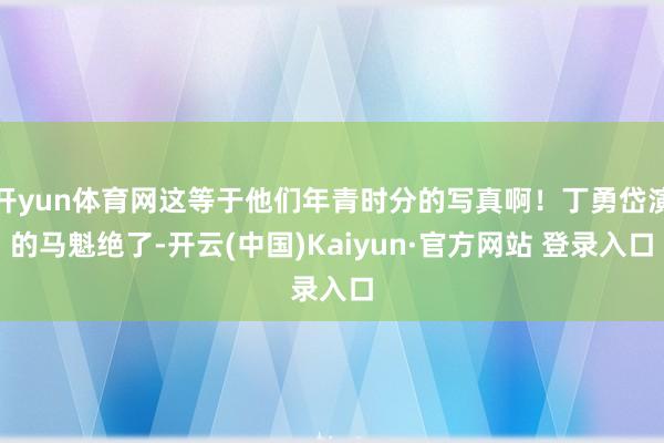 开yun体育网这等于他们年青时分的写真啊！丁勇岱演的马魁绝了-开云(中国)Kaiyun·官方网站 登录入口